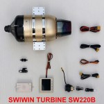 Neuer SWIWIN SW220B Big Thrust 22KG Bürstenloser Turbinen motor Jet Turbojet RC Großmodell Turbin Flugzeug Starr flügel Schweres VTOL